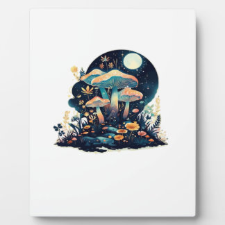 Plaque Photo Cottagecore et Foire de champignons Goblincore est