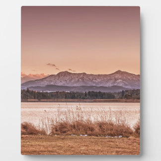 Plaque Photo Coucher de soleil