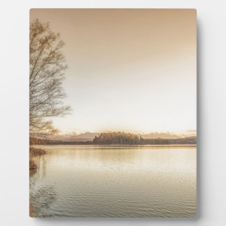 Plaque Photo Coucher de soleil