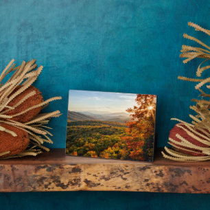 Plaque Photo Coucher de soleil d'automne   Caroline du Nord
