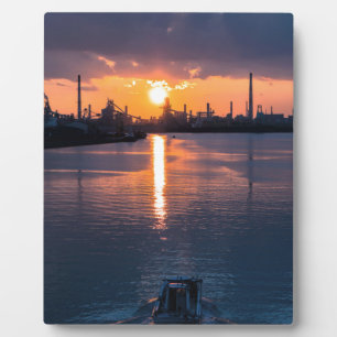 Plaque Photo Coucher de soleil Japon Ciel
