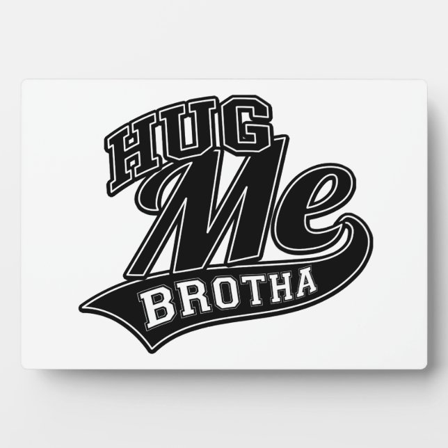 Plaque Photo Couleur Arrière - plan personnalisable pour Hug Me (Devant)