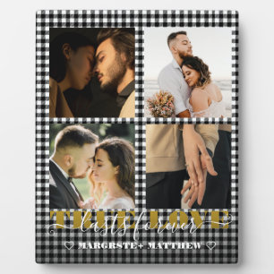 Plaque Photo Couple romantique Amour véritable 4 Photo & Citati