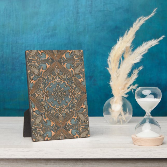 Plaque Photo Cozy old pattern (Côté)