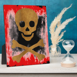 Plaque Photo Crâne et os