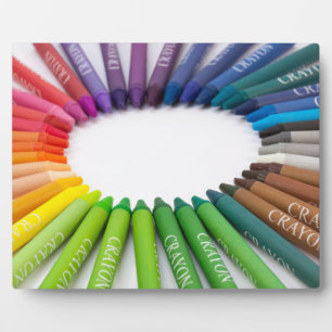 Plaque Photo Crayons colorés de craie
