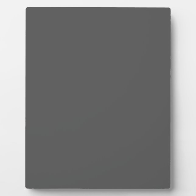 Plaque Photo Create Your Own editable dark gray (Devant)