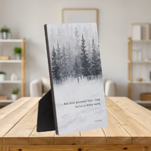 Plaque Photo Créez Votre Propre Citation Forêt Inspirante