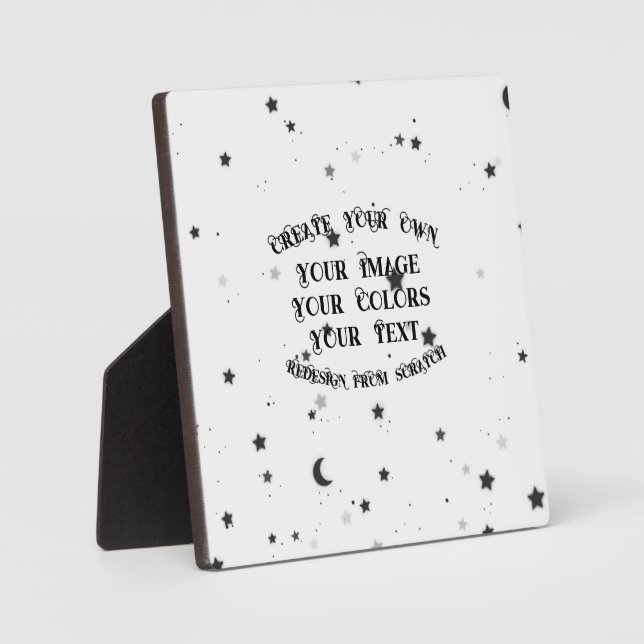 Plaque Photo Créez votre propre personnalisation personnalisée (Recto)