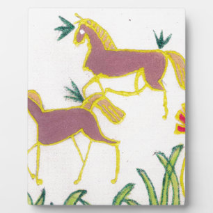 Plaque Photo Créez votre propre Unicorne Flora Power Cute Aesth