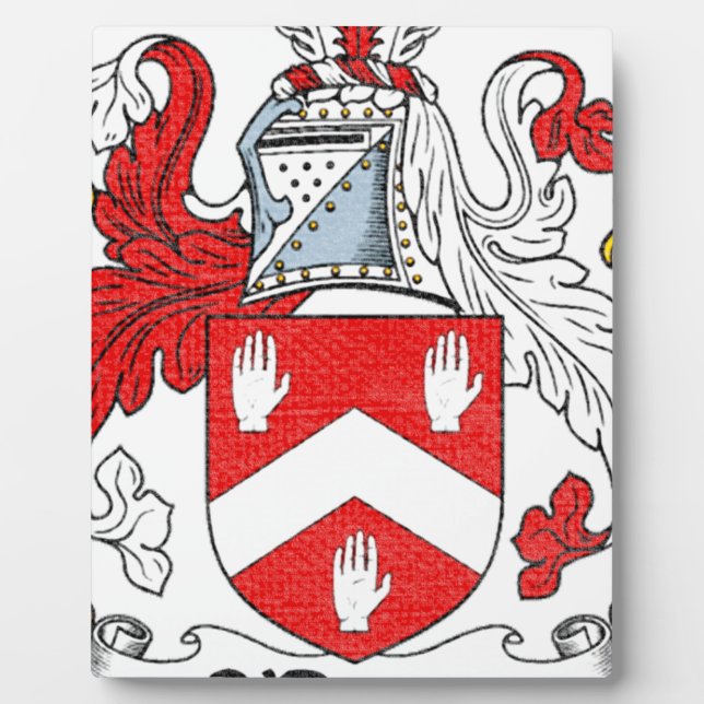 Plaque Photo Crest de la famille O'Byrne (Devant)