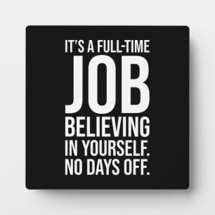 Plaque Photo Croyez, Pas De Jours De Repos - Succès, Gym, Hustl