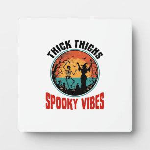 Plaque Photo Cuisses Épaisses Vibes Sombres Design Halloween Vi