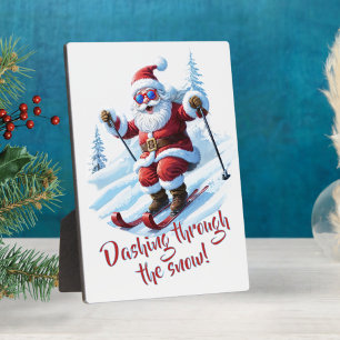 Plaque Photo Custom Funny Santa Claus Jote Christmas Holiday