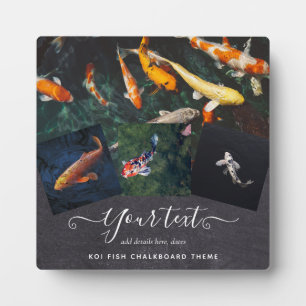 Plaque Photo Custom KOI FISH Photo Collage Cadeau Cadeau Pour H