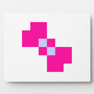Plaque Photo Cute 8 bits Pixel Bow