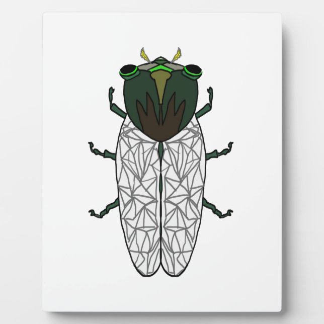 Plaque Photo Cute Cicada (Devant)