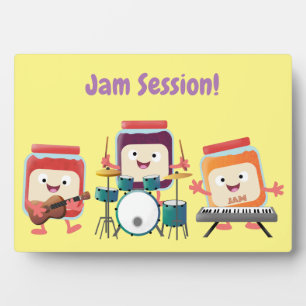 Plaque Photo Cute confiture session dessin animé musicien humou