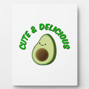 Plaque Photo Cute Et Délicieux Avocado