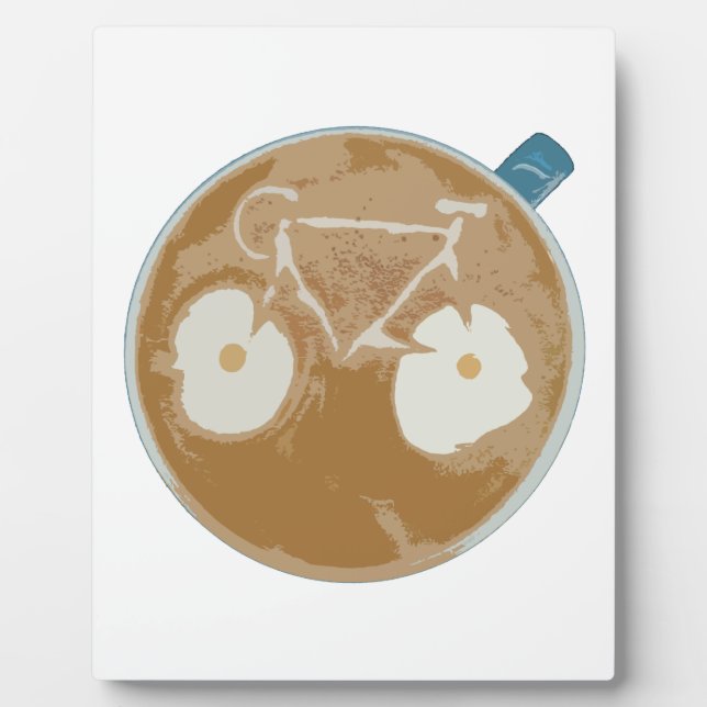 Plaque Photo Cyclisme Art Latte (Devant)
