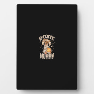 Plaque Photo Dachshund Amoureux des chiens Lazy Costume Hallowe