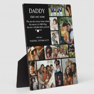 Plaque Photo Daddy Definition Photo Collage