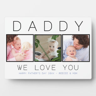 Plaque Photo Daddy Father's Day Custom 3 Photo