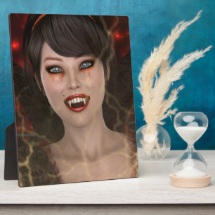Plaque Photo Dame Vamp