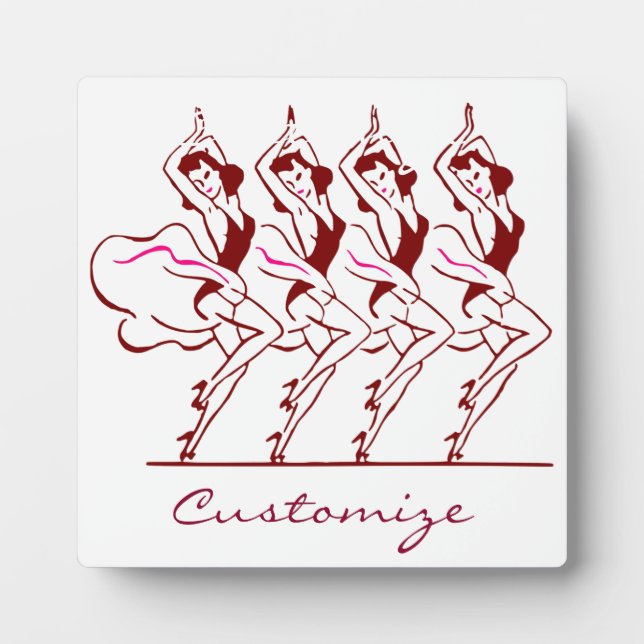 Plaque Photo Dancing Girls Thunder_Cove (Devant)