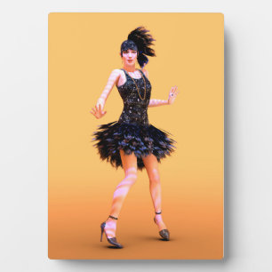 Plaque Photo Danse Flapper Vintage