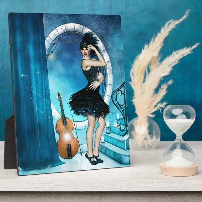 Plaque Photo Danseur de jazz (Côté)