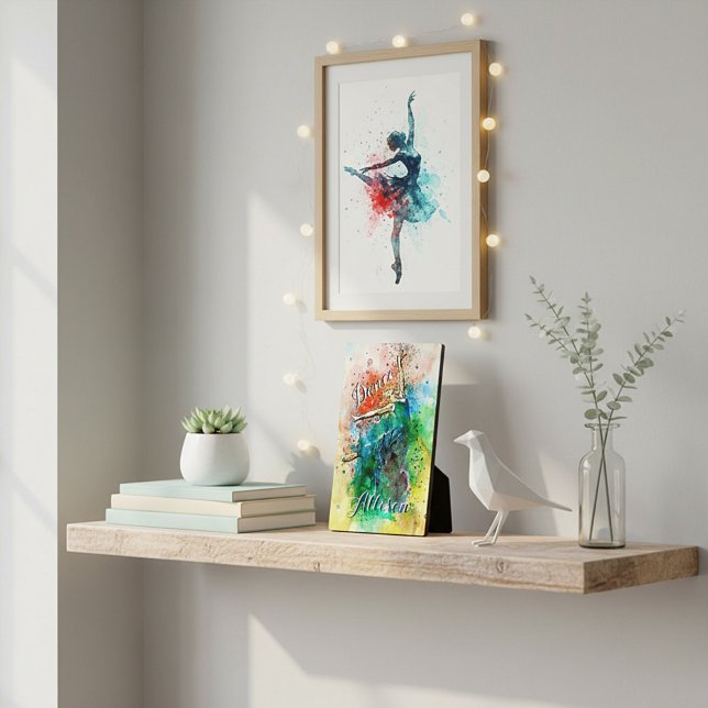 Plaque Photo Danseur personnalisé (Créateur téléchargé)