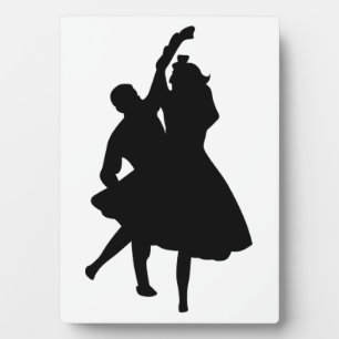PLAQUE PHOTO DANSEURS DE SILHOUETTE