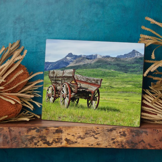 Plaque photo de fin du sentier Prairie Wagon (Côté)