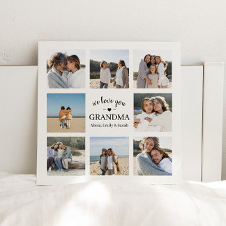 Plaque photo de la journée des mères personnalisée