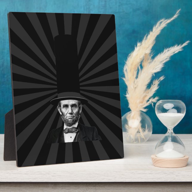 Plaque Photo Déclaration de mode présidentielle Abraham Lincoln (Côté)