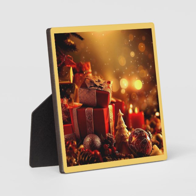 Plaque Photo Décorations de Noël 3 (Recto)