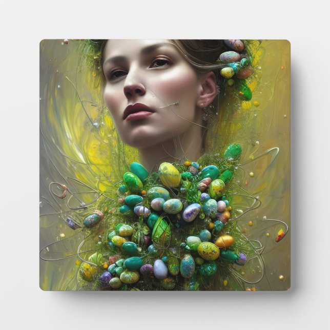 Plaque Photo Déesse de Pâques (Devant)