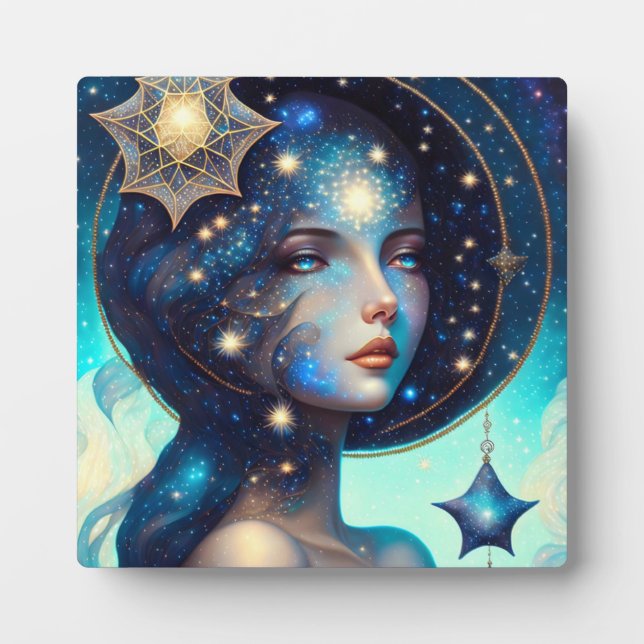Plaque Photo Déesse des étoiles (Devant)