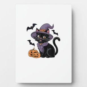 Plaque Photo Déguisement de sorcière chauve-souris citrouille d