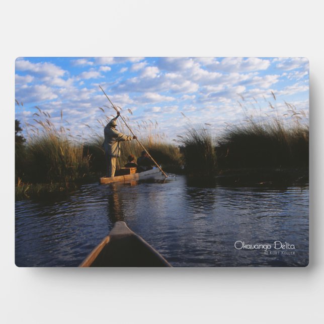 Plaque Photo Delta d'Okavango (Devant)
