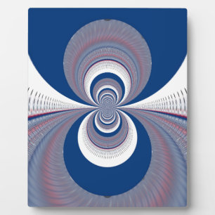 Plaque Photo Demi bleu