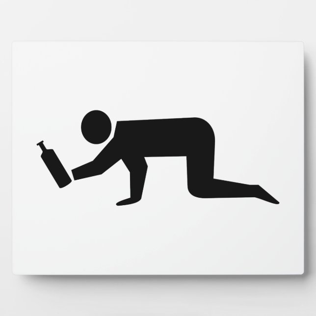 Plaque Photo Des gens ivres (Devant)