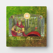 Détail du portrait de Celtic Oak King