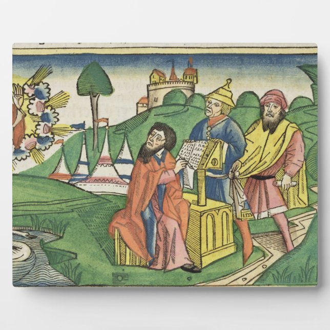 Plaque Photo Deutéronome : Frontispiece dans laquelle Dieu fait (Devant)