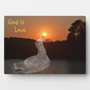 Plaque Photo Dieu est amour