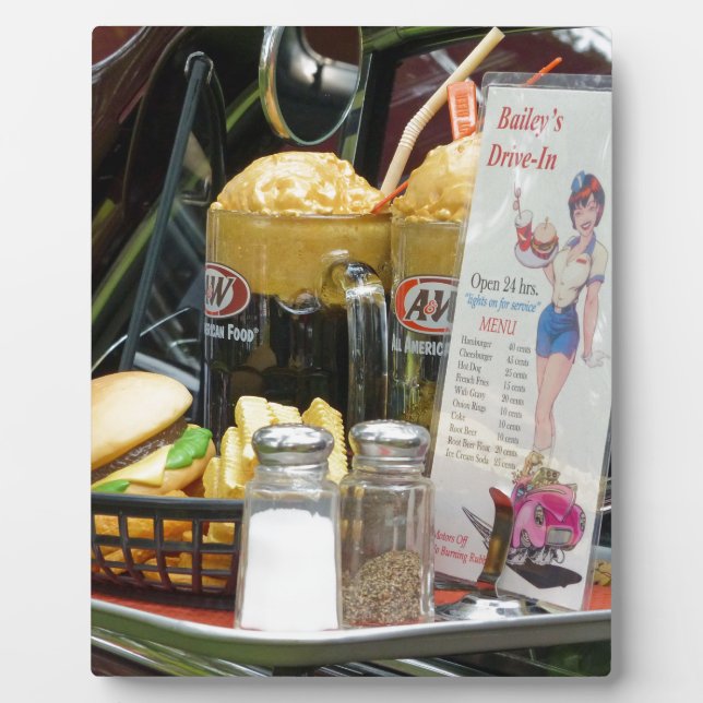 Plaque Photo Dîner Fin (Devant)