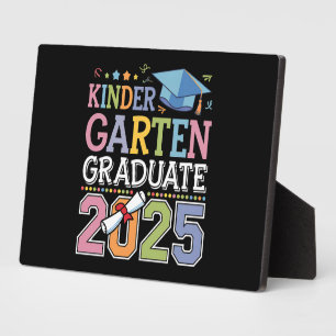 Plaque Photo Diplômé de maternelle 2025 École de fin d'études