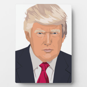 PLAQUE PHOTO DONALD TRUMP