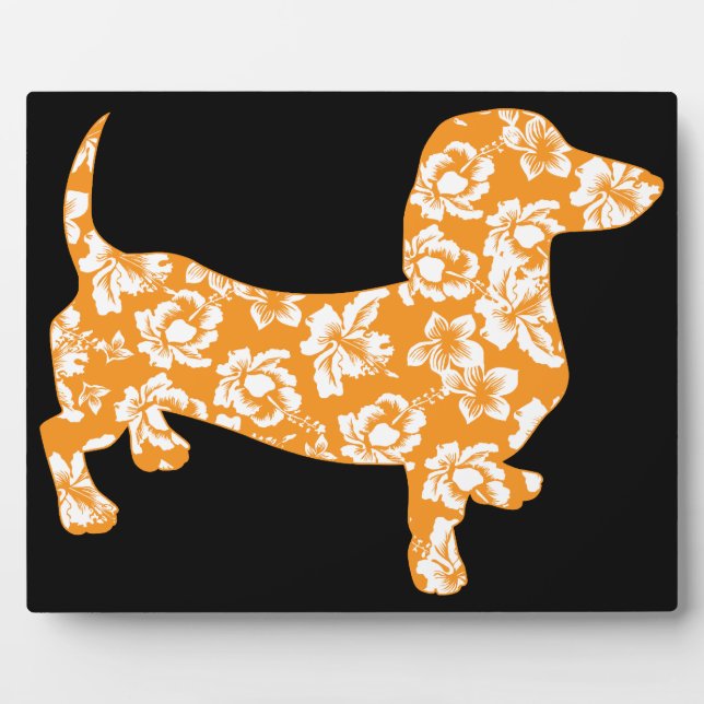 Plaque Photo Doxie Dachshund (Devant)